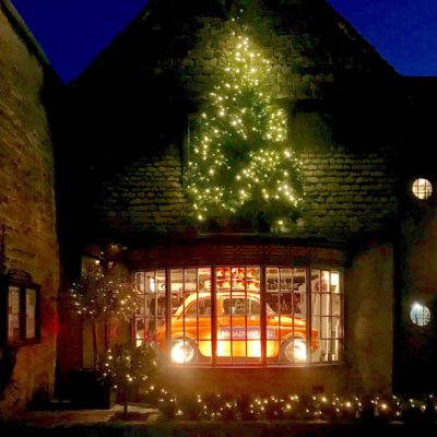 Late Night Christmas Shopping in Broadway, Cotswolds 2021